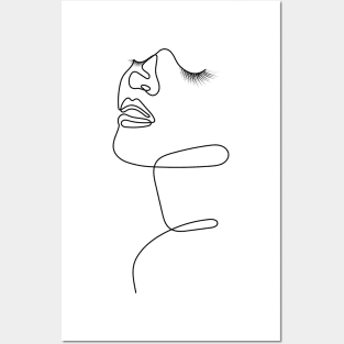 Inner Beauty | One Line Drawing | One Line Art | Minimal | Minimalist Posters and Art